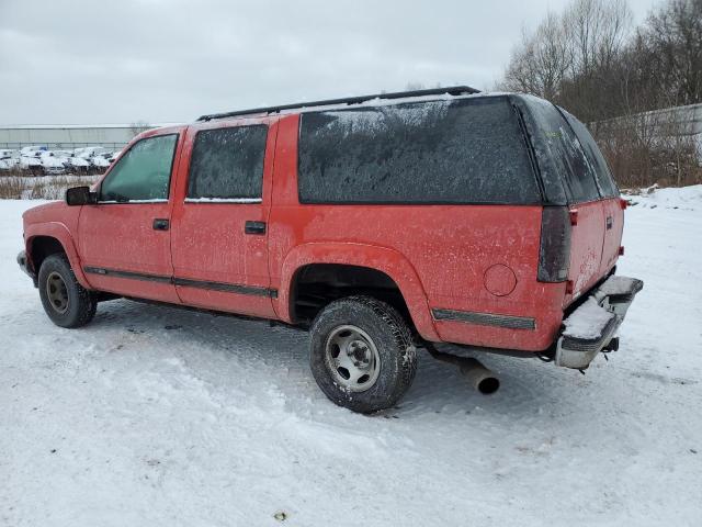 CHEVROLET SUBURBAN C 1997 red 4dr spor gas 3GNEC16RXVG182115 photo #3