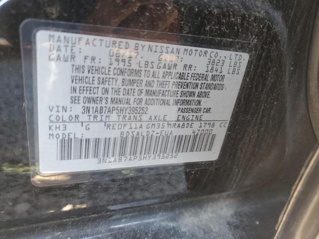 2017 NISSAN SENTRA S 3N1AB7AP5HY395252