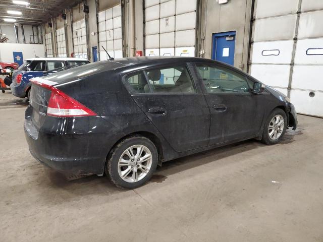 HONDA INSIGHT EX 2010 black  hybrid engine JHMZE2H70AS011493 photo #4