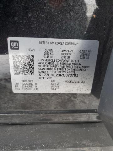 2024 CHEVROLET TRAX 1LT - KL77LHE23RC023781