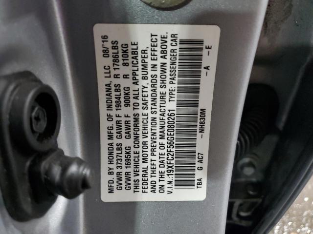 2016 HONDA CIVIC LX - 19XFC2F56GE080261