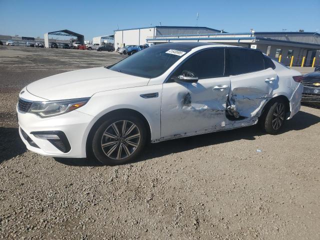 KIA OPTIMA EX 2020 white  gas 5XXGU4L15LG406020 photo #1