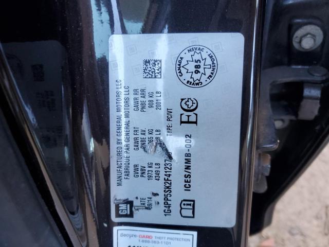 2015 BUICK VERANO 1G4PP5SK2F4123740