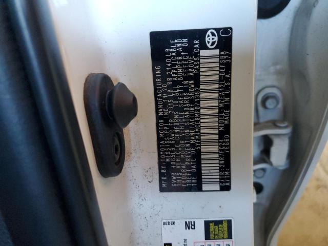 2021 TOYOTA COROLLA SE 5YFM4MCE8MP071382