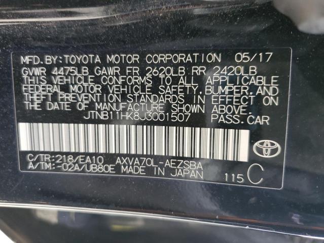 2018 TOYOTA CAMRY L JTNB11HK8J3001507