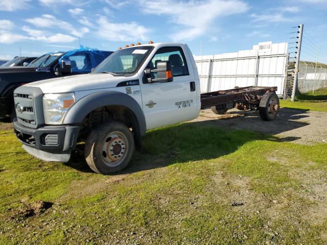 FORD F550 SUPER 2012 white chassis diesel 1FDUF5GT4CEB08153 photo #1