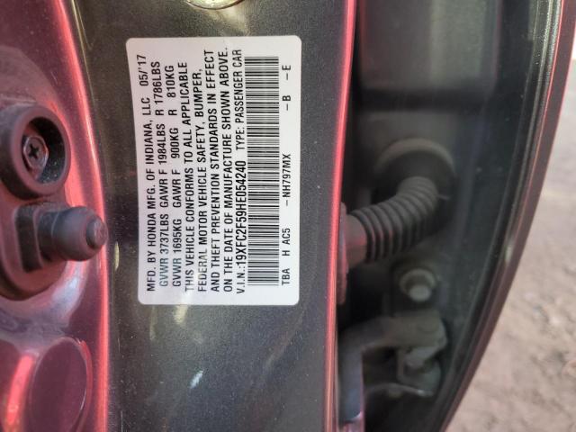 2017 HONDA CIVIC LX - 19XFC2F59HE054240