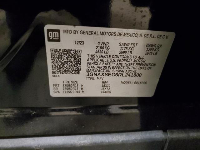 2024 CHEVROLET EQUINOX LS - 3GNAXSEG6RL241800