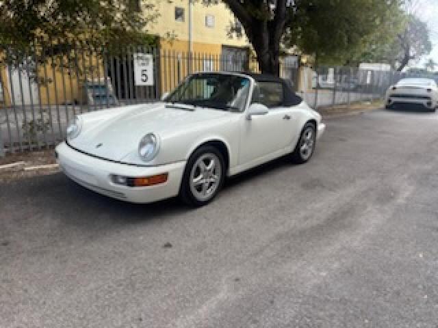 PORSCHE 911 CARRER 1991 white converti gas WP0CB2962MS460796 photo #3