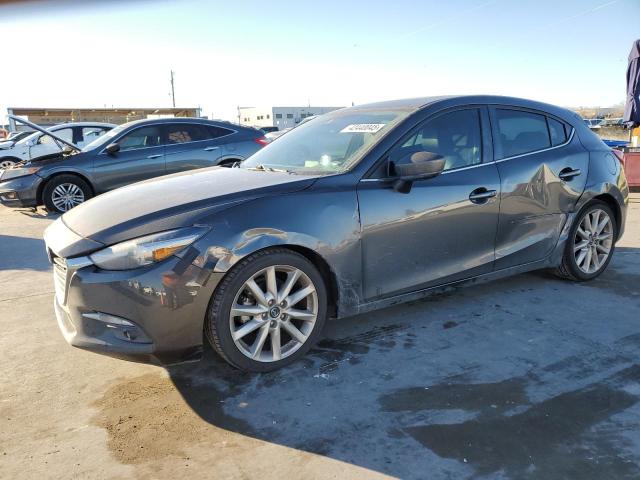 MAZDA 3 GRAND TO 2017 gray  gas JM1BN1M36H1138832 photo #1