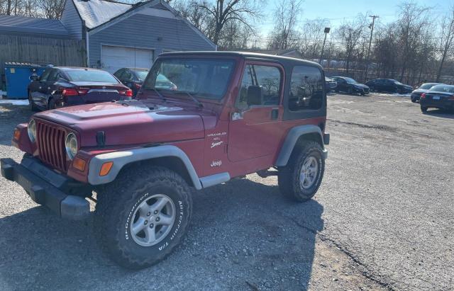 JEEP WRANGLER / 1998 burgundy  gas 1J4FY19S1WP769713 photo #3