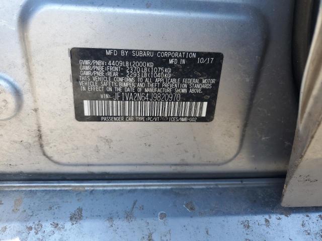2018 SUBARU WRX STI - JF1VA2N64J9820970