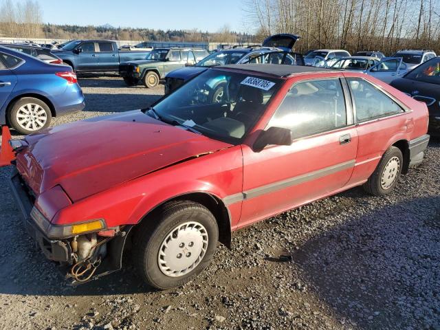 HONDA ACCORD DX 1988 red  gas JHMCA5367JC083688 photo #1