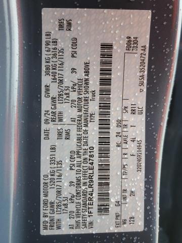 2024 FORD RANGER RAP 1FTER4LR9RLE47810