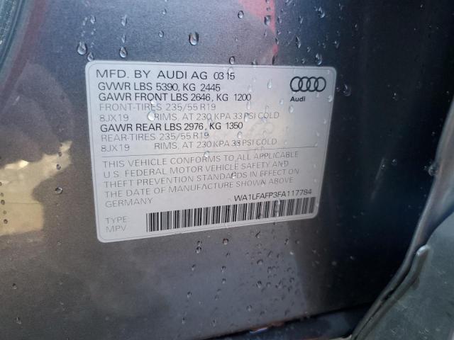 2015 AUDI Q5 PREMIUM - WA1LFAFP3FA117784
