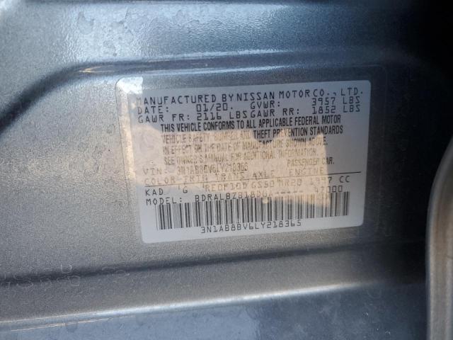 2020 NISSAN SENTRA S - 3N1AB8BV6LY218365