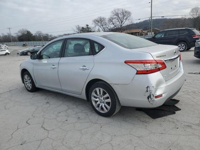 NISSAN SENTRA S 2014 silver  gas 3N1AB7AP9EL659310 photo #3