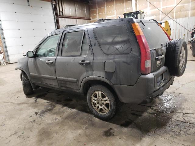 HONDA CR-V EX 2004 black  gas JHLRD78854C031900 photo #3