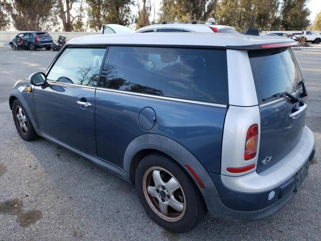 MINI COOPER CLU 2009 blue  gas WMWML33589TX36064 photo #3