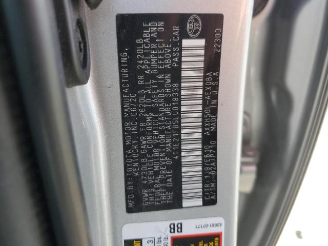2020 TOYOTA AVALON XSE 4T1E21FB5LU018338