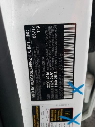 2018 MERCEDES-BENZ C 43 4MATI - 55SWF6EB9JU234998
