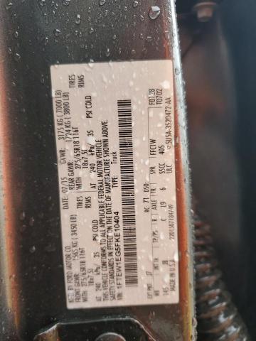 2015 FORD F150 SUPER - 1FTEW1EG5FKE10404
