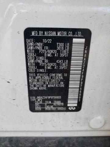 2023 INFINITI QX80 LUXE - JN8AZ2AF9P9756803