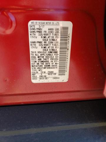 2017 NISSAN ROGUE - JN8AT2MT3HW394876