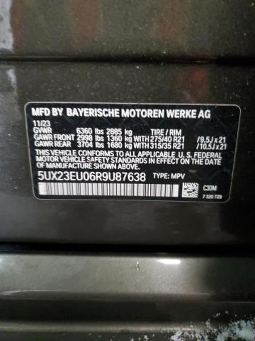 2024 BMW X5 XDRIVE4 - 5UX23EU06R9U87638