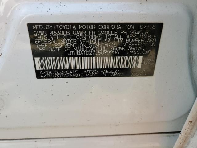 2018 LEXUS IS 300 - JTHBA1D27J5082206