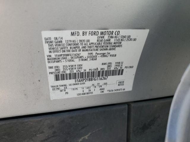 2015 FORD TAURUS LIM - 1FAHP2F88FG116267
