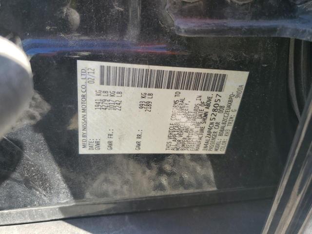 2012 NISSAN ALTIMA BAS - 1N4AL2AP4CN528057