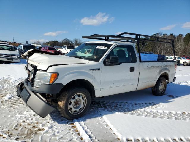 FORD F150 2014 white pickup flexible fuel 1FTNF1CF3EKD33282 photo #1