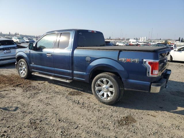 FORD F150 SUPER 2015 blue 4dr ext gas 1FTEX1EP6FKF17684 photo #3