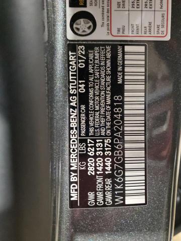 2023 MERCEDES-BENZ S 580 4MAT - W1K6G7GB6PA204818