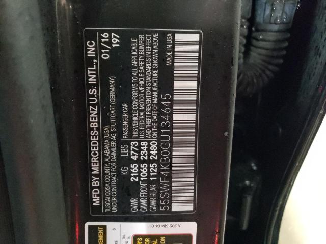 2016 MERCEDES-BENZ C 300 4MAT - 55SWF4KB0GU134645