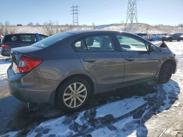 HONDA CIVIC EX 2012 gray  gas 19XFB2F86CE305611 photo #4