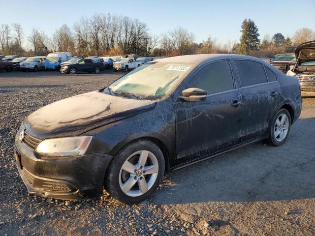 VOLKSWAGEN JETTA TDI 2011 black sedan 4d diesel 3VWLL7AJ4BM075107 photo #1