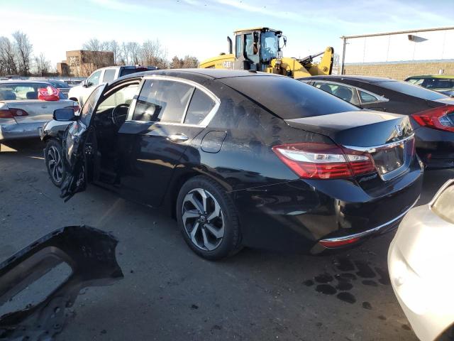 HONDA ACCORD EXL 2017 black sedan 4d gas 1HGCR2F94HA272529 photo #3