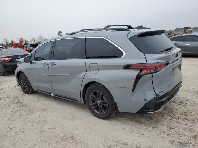 TOYOTA SIENNA XSE 2024 gray  Hybrid 5TDCSKFC1RS131940 photo #3