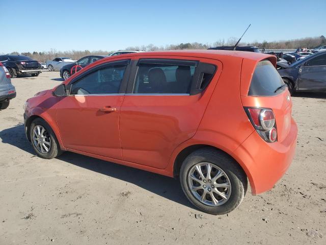 CHEVROLET SONIC LT 2012 orange  gas 1G1JC6SH6C4105276 photo #3