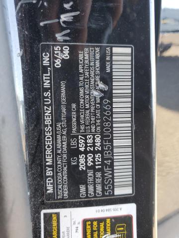 2015 MERCEDES-BENZ C 300 - 55SWF4JB5FU082669