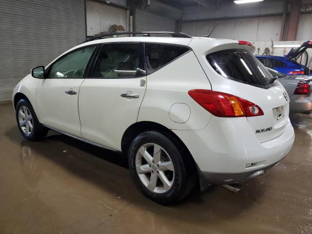 NISSAN MURANO S 2009 white  gas JN8AZ18W19W157334 photo #3