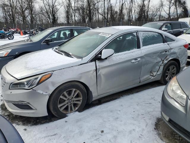 HYUNDAI SONATA SE 2015 silver sedan 4d gas 5NPE24AF0FH221989 photo #1