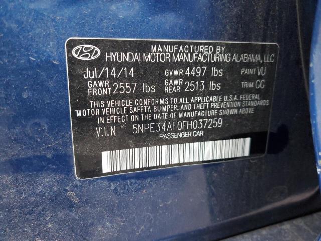 2015 HYUNDAI SONATA SPO - 5NPE34AF0FH037259