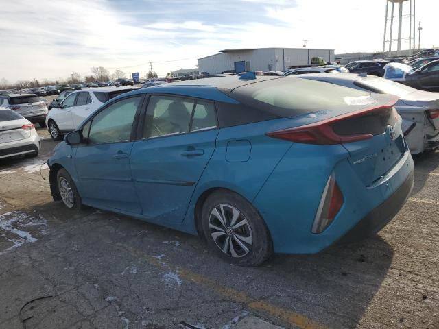 TOYOTA PRIUS PRIM 2018 blue  hybrid engine JTDKARFP3J3073149 photo #3