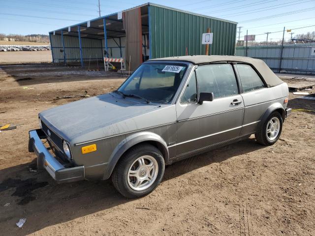 VOLKSWAGEN CABRIOLET 1985 silver  gas WVWCA0151FK007279 photo #1