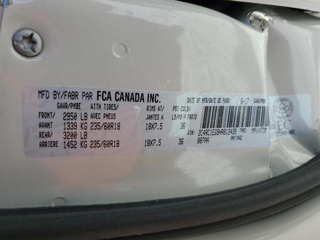 2017 CHRYSLER PACIFICA T - 2C4RC1EG9HR812439