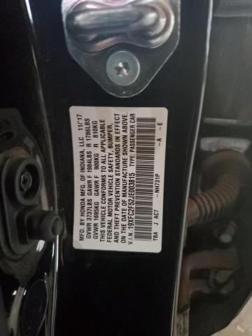 2018 HONDA CIVIC LX - 19XFC2F52JE003815