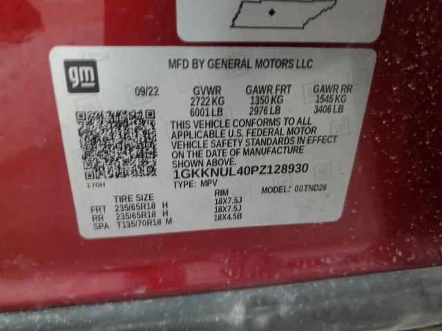 2023 GMC ACADIA SLT - 1GKKNUL40PZ128930